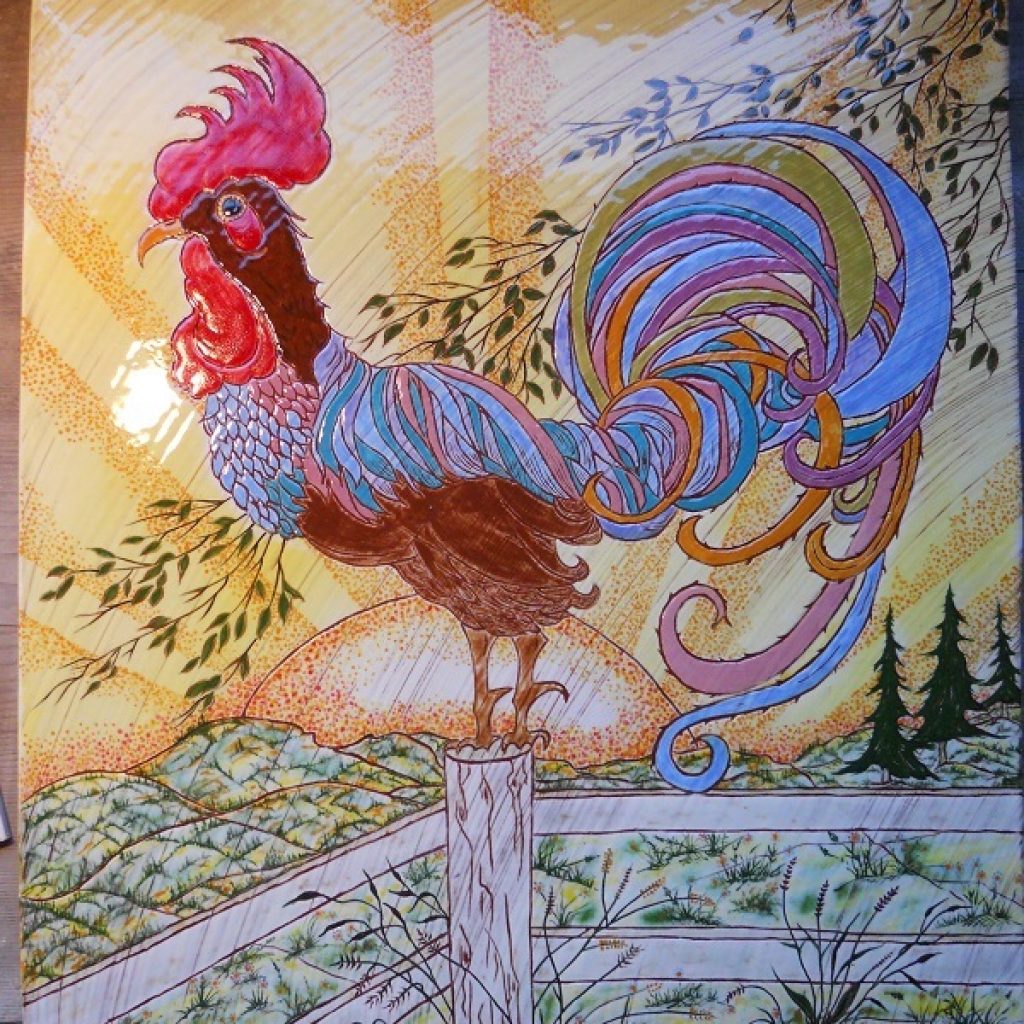 Salt Spring ceramic art by Normand Desrosiers